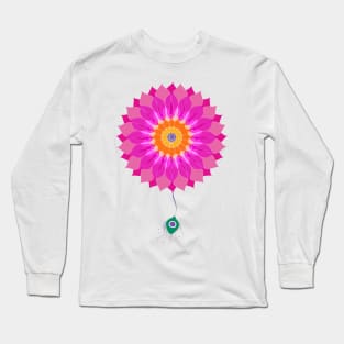 Flower Garden Mandala Long Sleeve T-Shirt